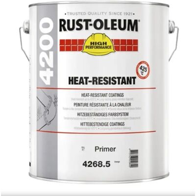 Rust-Oleum Antikorozní tepelně odolný základový nátěr oranžový 4268 Heat-Resistant Primer / 5 L, RO. Rust-Oleum Antikorozní tepelně odolný základový nátěr oranžový 4268 Heat-Resistant Primer / 5 L, RO.