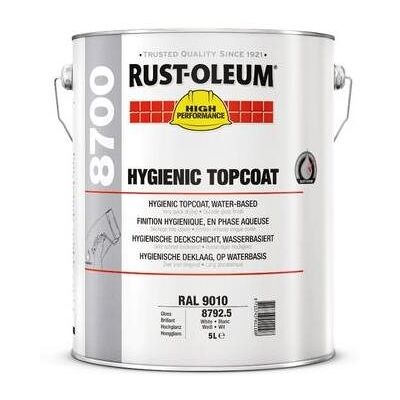 Rust-Oleum Protiplísňová vodouředitelná vrchní lesklá barva na stěny a stropy 5 l, bílá Rust-Oleum Protiplísňová vodouředitelná vrchní lesklá barva na stěny a stropy 5 l, bílá