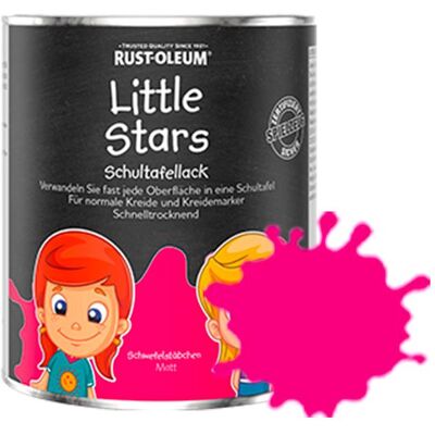 Rust-Oleum Tabulová barva do dětského pokoje Little Stars Chalkboard Paint 0,25 l, růžová Rust-Oleum Tabulová barva do dětského pokoje Little Stars Chalkboard Paint 0,25 l, růžová