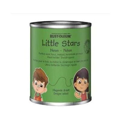 Rust-Oleum Certifikovaná neonová barva do dětského pokoje Little Stars 0,125 l, zelená Rust-Oleum Certifikovaná neonová barva do dětského pokoje Little Stars 0,125 l, zelená
