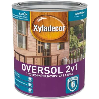 AKZO NOBEL Xyladecor Oversol 2v1 5 l Lískový ořech AKZO NOBEL Xyladecor Oversol 2v1 5 l Lískový ořech
