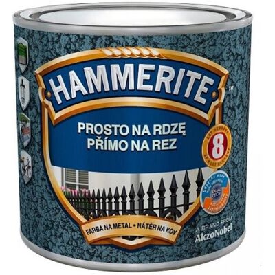 AKZO NOBEL Hammerite Přímo na rez kladívkový 2,5 l Hnědý AKZO NOBEL Hammerite Přímo na rez kladívkový 2,5 l Hnědý