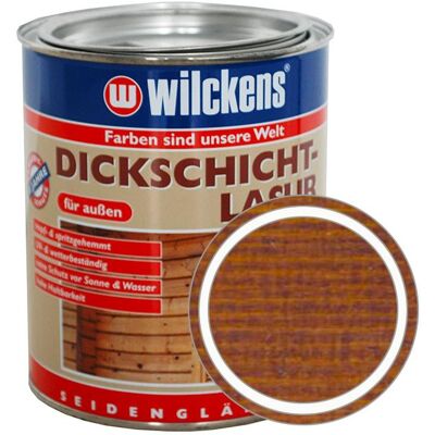 Wilckens Německá silnovrstvá lazura, Dickschicht Lasur 750 ml, WI.11489100050 Wilckens Německá silnovrstvá lazura, Dickschicht Lasur 750 ml, WI.11489100050