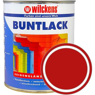 Wilckens Německá syntetická vrchní barva pololesk Buntlack Seidenglaenzend 0,75 l, červená Wilckens Německá syntetická vrchní barva pololesk Buntlack Seidenglaenzend 0,75 l, červená