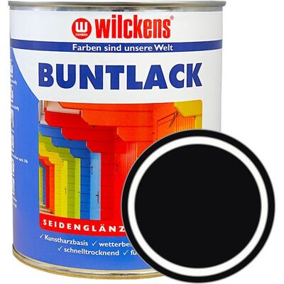 Wilckens Německá syntetická vrchní barva pololesk Buntlack Seidenglaenzend 0,75 l, černá Wilckens Německá syntetická vrchní barva pololesk Buntlack Seidenglaenzend 0,75 l, černá