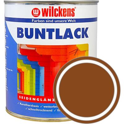 Wilckens Německá syntetická vrchní barva pololesk Buntlack Seidenglaenzend 0,75 l, hnědá Wilckens Německá syntetická vrchní barva pololesk Buntlack Seidenglaenzend 0,75 l, hnědá