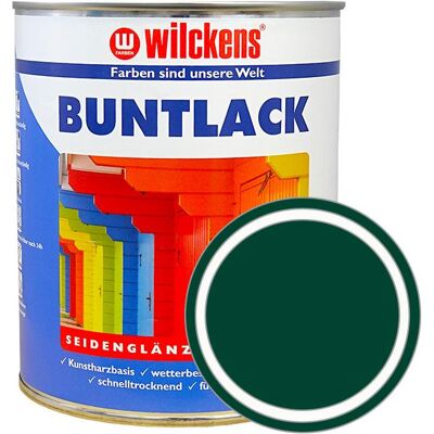 Wilckens Německá syntetická vrchní barva pololesk Buntlack Seidenglaenzend 0,75 l, tmavě zelená Wilckens Německá syntetická vrchní barva pololesk Buntlack Seidenglaenzend 0,75 l, tmavě zelená
