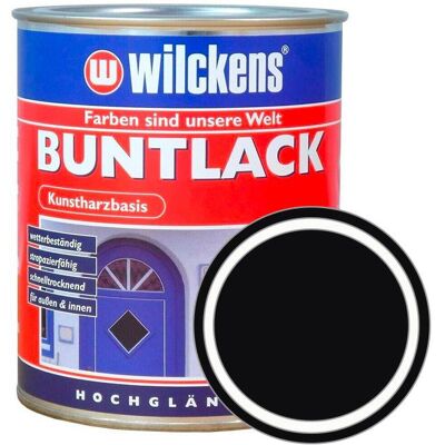 Wilckens Syntetická vrchní barva vysoký lesk Buntlack Hochglaezend, 0,75 l, černá Wilckens Syntetická vrchní barva vysoký lesk Buntlack Hochglaezend, 0,75 l, černá