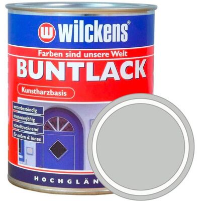 Wilckens Syntetická vrchní barva vysoký lesk Buntlack Hochglaezend, 0,75 l, světle šedá Wilckens Syntetická vrchní barva vysoký lesk Buntlack Hochglaezend, 0,75 l, světle šedá