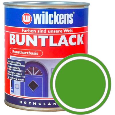 Wilckens Syntetická vrchní barva vysoký lesk Buntlack Hochglaezend, 0,75 l, světle zelená Wilckens Syntetická vrchní barva vysoký lesk Buntlack Hochglaezend, 0,75 l, světle zelená