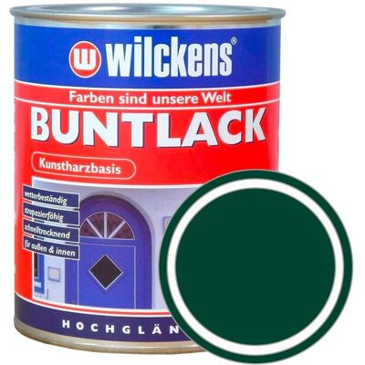 Wilckens Syntetická vrchní barva vysoký lesk Buntlack Hochglaezend, 0,75 l, tmavě zelená Wilckens Syntetická vrchní barva vysoký lesk Buntlack Hochglaezend, 0,75 l, tmavě zelená