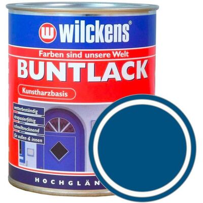 Wilckens Syntetická vrchní barva vysoký lesk Buntlack Hochglaezend, 0,75 l, modrá Wilckens Syntetická vrchní barva vysoký lesk Buntlack Hochglaezend, 0,75 l, modrá