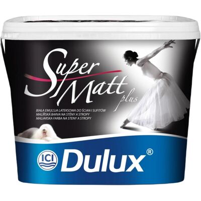 Akzo Nobel Dulux Super Matt Plus 3 l, bílý mat Akzo Nobel Dulux Super Matt Plus 3 l, bílý mat
