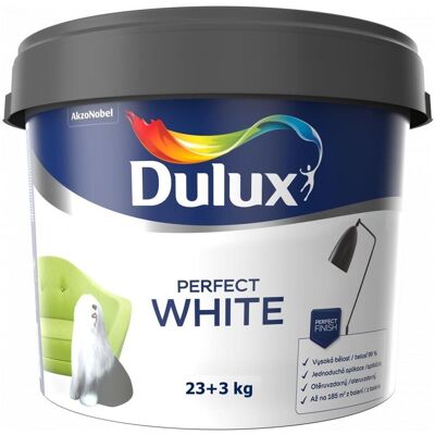 Akzo Nobel Dulux Perfect White 23 + 3 kg, bílá Akzo Nobel Dulux Perfect White 23 + 3 kg, bílá