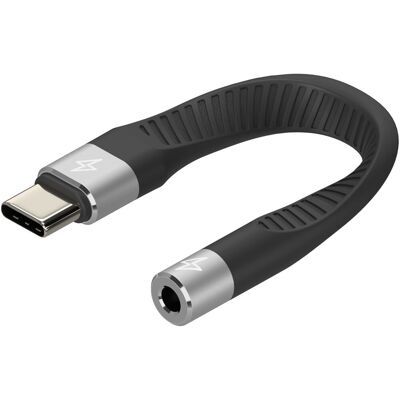AlzaPower FlexCore USB-C (M) to 3,5mm Jack (F) černý AlzaPower FlexCore USB-C (M) to 3,5mm Jack (F) černý