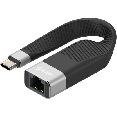 AlzaPower FlexCore USB-C 3.2 Gen 1 (M) to LAN (F) černý AlzaPower FlexCore USB-C 3.2 Gen 1 (M) to LAN (F) černý