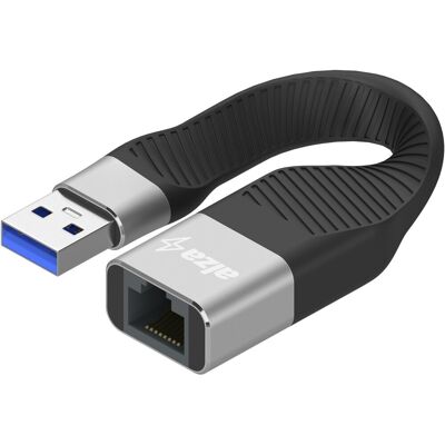 AlzaPower FlexCore USB-A (M) to RJ-45 (F) černý AlzaPower FlexCore USB-A (M) to RJ-45 (F) černý