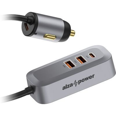 AlzaPower Car Charger X560 Multi Charge 20W šedá AlzaPower Car Charger X560 Multi Charge 20W šedá