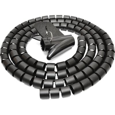AlzaPower Cable Tube 2,5m černá AlzaPower Cable Tube 2,5m černá