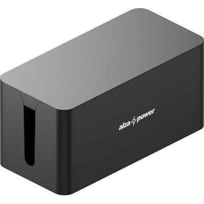 AlzaPower Cable Box Foldable Small černý AlzaPower Cable Box Foldable Small černý