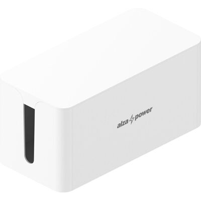AlzaPower Cable Box Foldable Small bílý AlzaPower Cable Box Foldable Small bílý