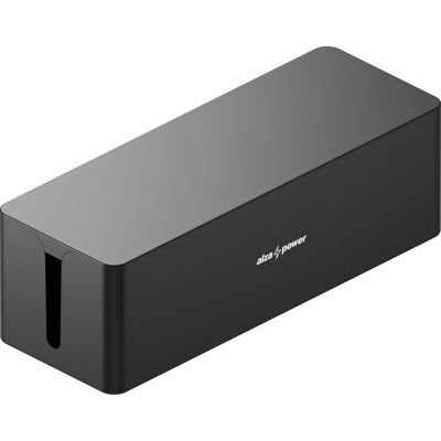 AlzaPower Cable Box Foldable Large černý AlzaPower Cable Box Foldable Large černý