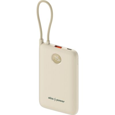 AlzaPower City 10000mAh Power Delivery (20 W) béžová AlzaPower City 10000mAh Power Delivery (20 W) béžová