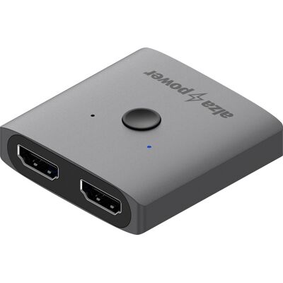 AlzaPower 2in1 Bi-Directional HDMI 4K/60Hz Switch šedý AlzaPower 2in1 Bi-Directional HDMI 4K/60Hz Switch šedý