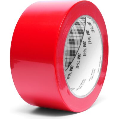3M Univerzální označovací PVC lepicí páska 764i, 50 mm x 33 m, červená 3M Univerzální označovací PVC lepicí páska 764i, 50 mm x 33 m, červená