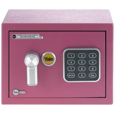 YALE Safe mini YSV/170/DB1/P růžový YALE Safe mini YSV/170/DB1/P růžový