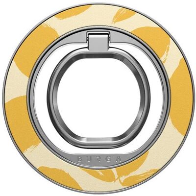 Burga Magnetic Ring Holder Silver Lemon Tart Burga Magnetic Ring Holder Silver Lemon Tart