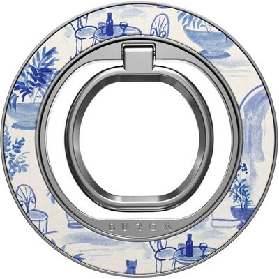 Burga Magnetic Ring Holder Silver Sobremesa Burga Magnetic Ring Holder Silver Sobremesa