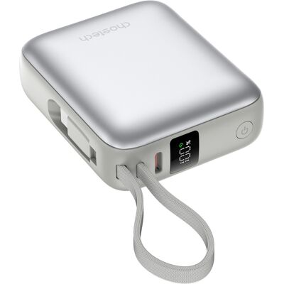 ChoeTech Mini 35W 10000mAh Power Bank with USB-C input/output Cable gold ChoeTech Mini 35W 10000mAh Power Bank with USB-C input/output Cable gold