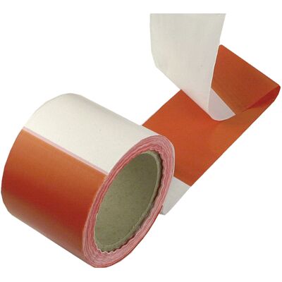CONNEX PE fóliová páska 80 mm × 500 m, červená/bílá CONNEX PE fóliová páska 80 mm × 500 m, červená/bílá