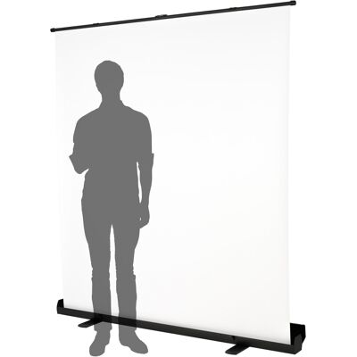 FOMEI Roll-up skládací pozadí 180 × 200 cm, bílé FOMEI Roll-up skládací pozadí 180 × 200 cm, bílé