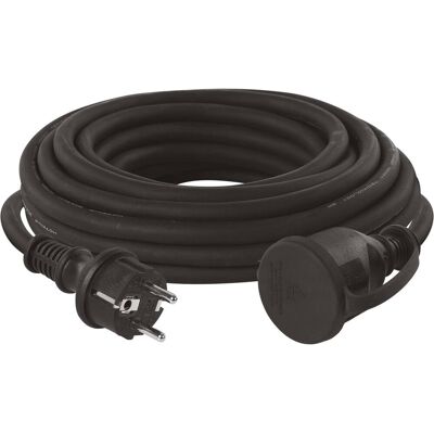 Emos Prodlužovací kabel gumový 10m 3x1.5mm, černý Emos Prodlužovací kabel gumový 10m 3x1.5mm, černý