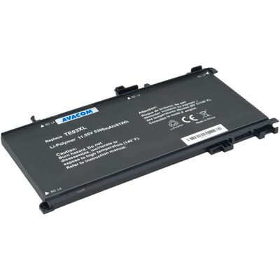 AVACOM TE03XL pro HP Omen 15-ax, Pavilion 15-bc series Li-Pol 11,55V 5300mAh AVACOM TE03XL pro HP Omen 15-ax, Pavilion 15-bc series Li-Pol 11,55V 5300mAh