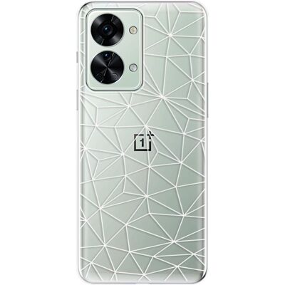 iSaprio Abstract Triangles 03 pro white pro OnePlus Nord 2T 5G iSaprio Abstract Triangles 03 pro white pro OnePlus Nord 2T 5G