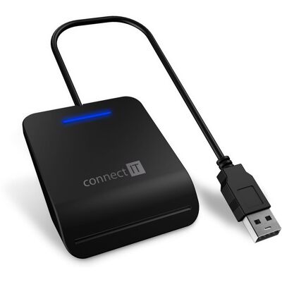 CONNECT IT USB čtečka eObčanek a čipových karet CFF-3050-BK CONNECT IT USB čtečka eObčanek a čipových karet CFF-3050-BK