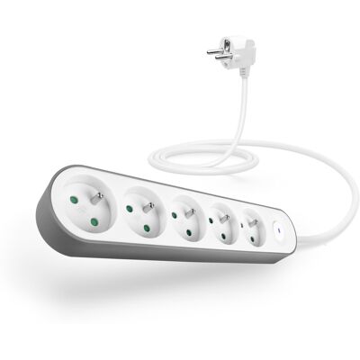 CONNECT IT prodlužovací PowerRex3 , 5 zásuvek, 1,5m, s vypínačem, bílý CONNECT IT prodlužovací PowerRex3 , 5 zásuvek, 1,5m, s vypínačem, bílý