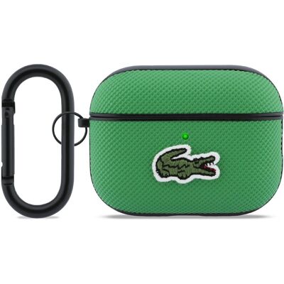 Lacoste Petit Pique Croc Logo Patch Pouzdro pro AirPods Pro 3 Green Lacoste Petit Pique Croc Logo Patch Pouzdro pro AirPods Pro 3 Green