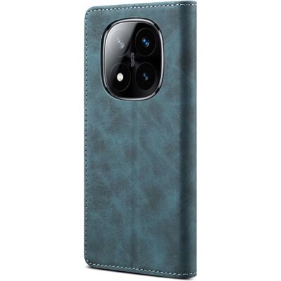 Lenuo Leather flip pro Xiaomi Redmi Note 14 Pro 5G modré Lenuo Leather flip pro Xiaomi Redmi Note 14 Pro 5G modré