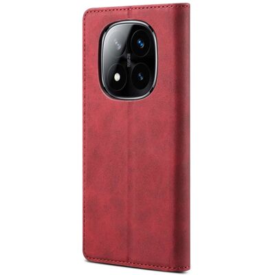 Lenuo Leather flip pro Xiaomi Redmi Note 14 Pro+ 5G červené Lenuo Leather flip pro Xiaomi Redmi Note 14 Pro+ 5G červené