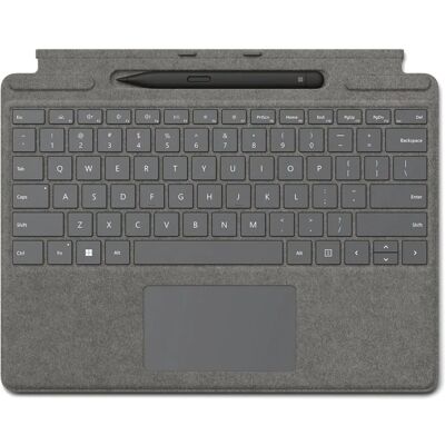 Microsoft Surface Pro 10/Pro 8/Pro 9 Signature Keyboard + Slim Pen 2 Platinum CZ/SK Microsoft Surface Pro 10/Pro 8/Pro 9 Signature Keyboard + Slim Pen 2 Platinum CZ/SK