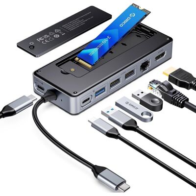 ORICO Portable Docking station M.2 SATA/NVMe ORICO Portable Docking station M.2 SATA/NVMe
