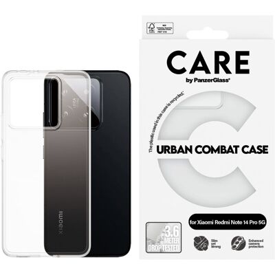 PanzerGlass CARE kryt Xiaomi Redmi Note 14 Pro 5G 14 Pro+ 5G Urban Combat čirý PanzerGlass CARE kryt Xiaomi Redmi Note 14 Pro 5G 14 Pro+ 5G Urban Combat čirý