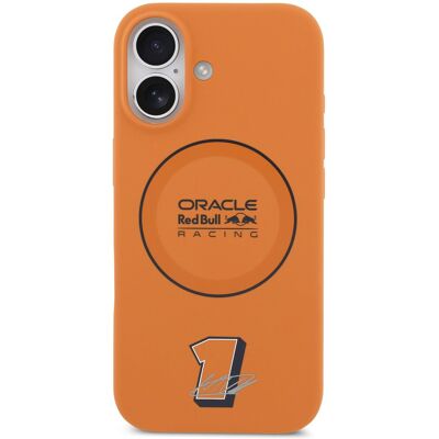 Red Bull Silicone Blue Ring MagSafe Zadní Kryt pro iPhone 17 Orange Red Bull Silicone Blue Ring MagSafe Zadní Kryt pro iPhone 17 Orange