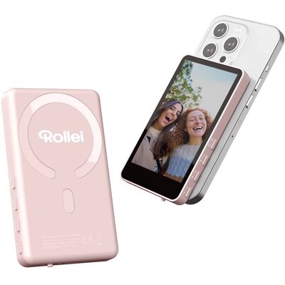 Rollei Easy Creator Selfie Monitor růžový Rollei Easy Creator Selfie Monitor růžový