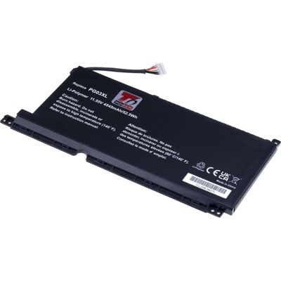 T6 Power pro notebook Hewlett Packard L48495-005, Li-Poly, 11,55 V, 4545 mAh (52,5 Wh), černá T6 Power pro notebook Hewlett Packard L48495-005, Li-Poly, 11,55 V, 4545 mAh (52,5 Wh), černá
