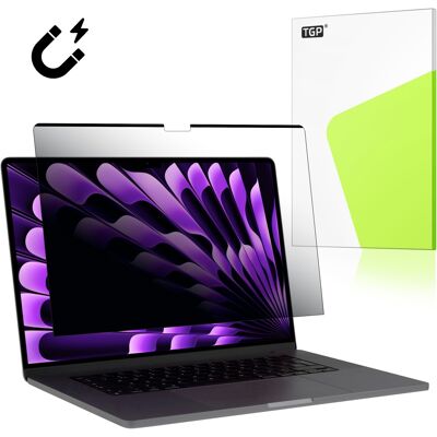 Tempered Glass Protector TGP pro MacBook Air 15.3" M5/M4/M3/M2 A2941 - magnetický odnímatelný privacy filtr Tempered Glass Protector TGP pro MacBook Air 15.3" M5/M4/M3/M2 A2941 - magnetický odnímatelný privacy filtr